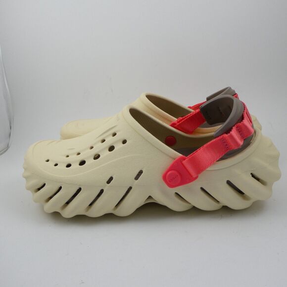 Crocs Echo Clog Beige/Brown/Orange Unisex. Men\'s US:7 / Women\'s US:9 main image 6
